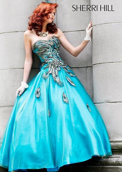 blue prom dresses 2011	